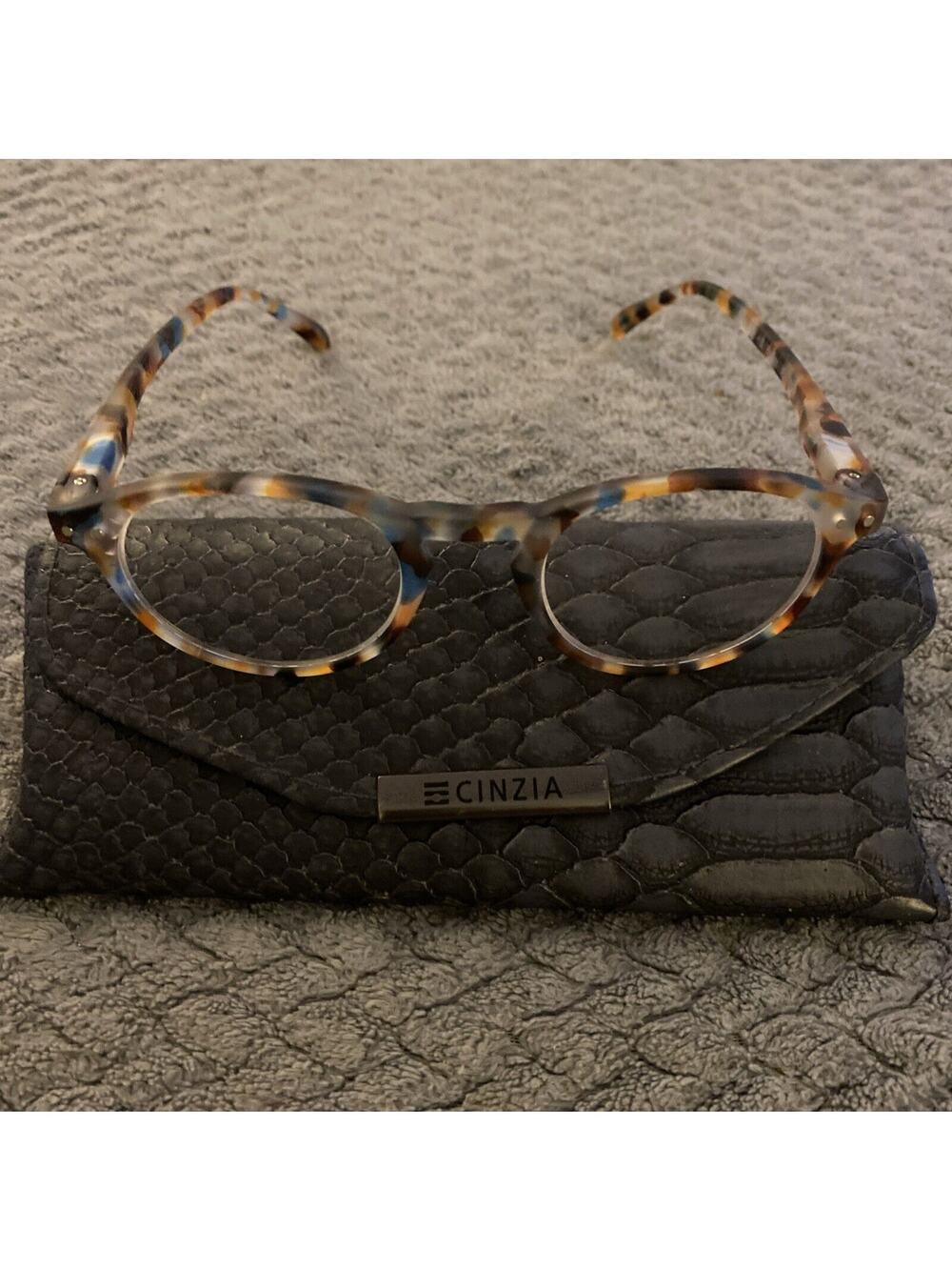 CINZIA Europa Women’s Eyeglasses - Blue Tortoise